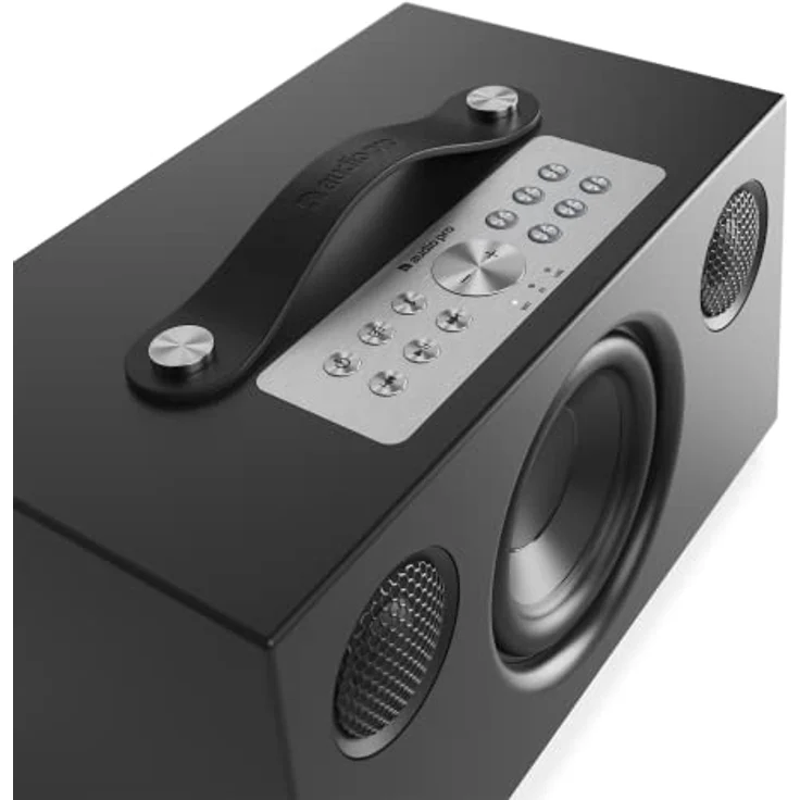 Audio Pro C5 MKII - Tragbarer Multiroom Lautsprecher mit Bluetooth & WiFi - Kabelloser Smart Speaker mit App-Steuerung für Air Play, Spotify Connect - Schwarz – Bild 3
