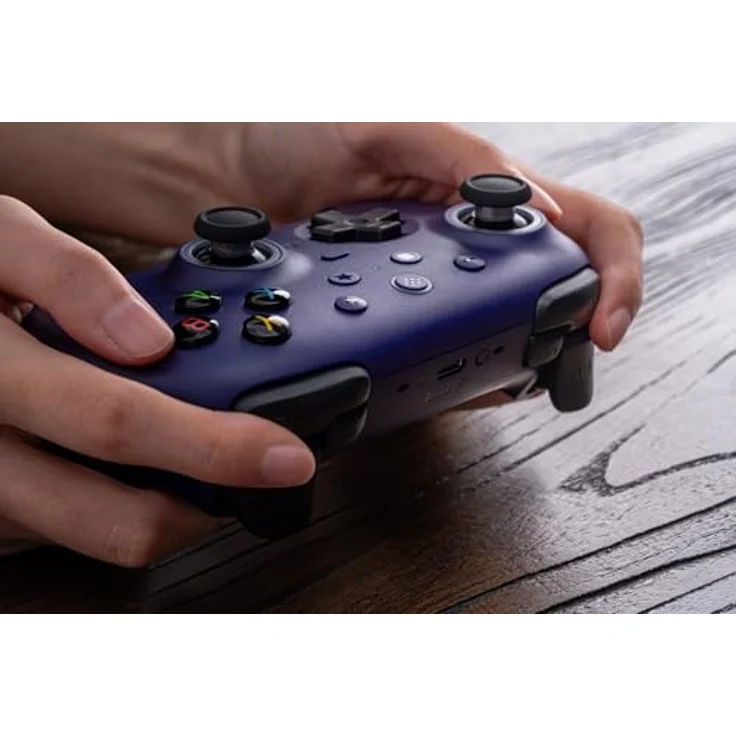 8bitdo Ultimate 2 Wireless Controller, Gaming Controller für PC mit TMR-Joysticks, RGB-Beleuchtung und 6-achsiger Bewegungssteuerung, Violett – Bild 7