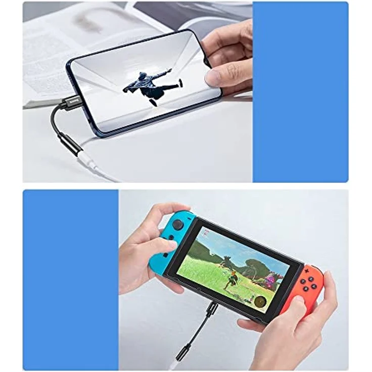 Baseus L54 USB-C Adapter 3,5 mm Female Dac 24 Bit 48 kHz Preto (Catl54-01) – Bild 4