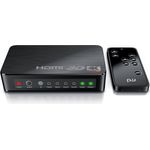 Primewire Audio / Video Matrix-Switch, 5-Port Ultra HD 4K HDMI Umschalter mit Fernbedienung - 5x IN/1x OUT - UHD 2160p Auflösung (60Hz) - Schwarz - Preisvergleich