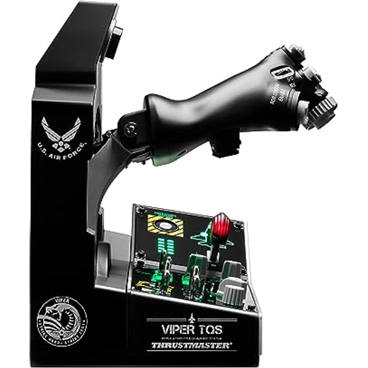 Thrustmaster Viper TQS Mission Pack für PC, Schubhebelquadranten-System aus Metall, Inklusive Schubhebel und Steuerpanel, Hall-Effekt-Präzision, 64 Aktionstasten, 6 Achsen