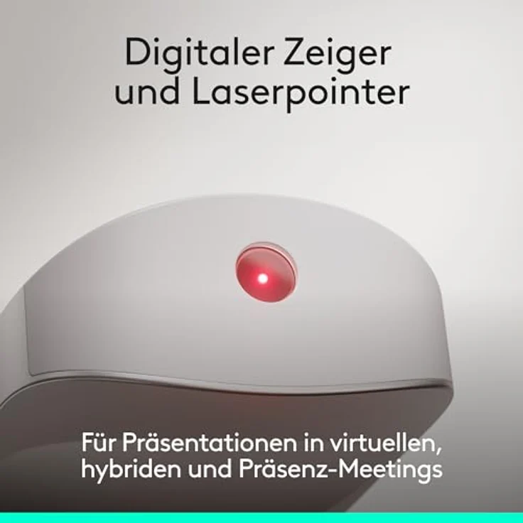 LOGITECH Spotlight 2 Presenter, fortschrittliches Präsentationsgerät mit haptischem Feedback, digitale Highlight-Funktionen, Farbe Sand – Bild 6