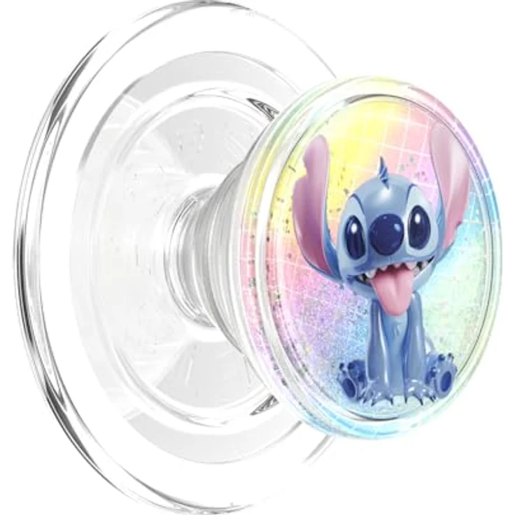 PopSockets Telefongriff PopGrip, expandierender Ständer, Disney Stitch Dreamscape, farbiger Tidepool Desig – Bild 5