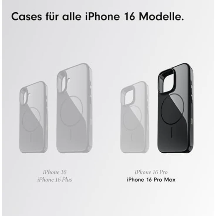 Beats Case iPhone 16 Pro Max - MagSafe, Kratzfeste Schutzhülle, Passgenau, Innenfutter aus Mikrofaser - Samtschwarz – Bild 2