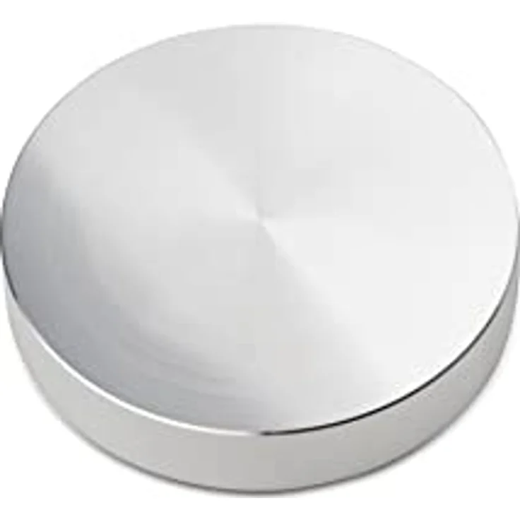 Pro-Ject Record Puck E, Modernes Plattengewicht aus Aluminium zur Reduktion von unerwünschten Resonanzen, Silber – Bild 1