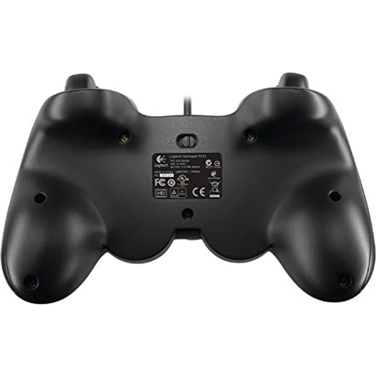 Logitech F310 Gamepad, Controller mit Konsolenartigem Layout, 4 Tasten D-Pad, XInput-DirectInput, Komfortable Griffflächen, 1,8 m Kabel, PC-Steam-AndroidTV - blau-grau – Bild 6