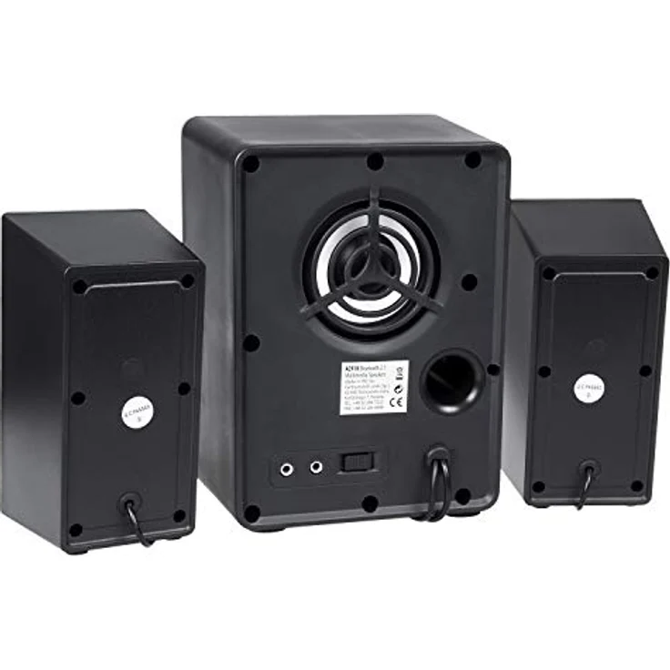 Audiocore AC910 2.1 Bluetooth Multimedia Lautsprechersystem Lautsprecher Subwoofer 280W P.M.P.O. Radio SD-Kartenslot AUX – Bild 3