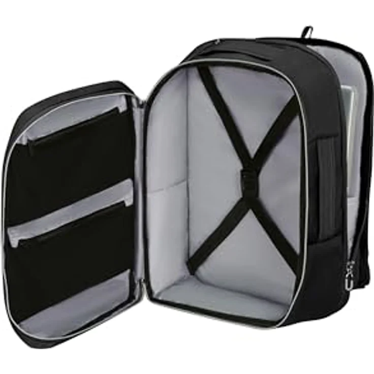 Samsonite Guardit Classy EasyJet Kabinentasche 15.6 Zoll, Schwarz (Black) - Recyceltes PET, Business-Organisation, ergonomische Schultergurte – Bild 5