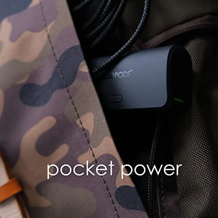 Boompods Powerboom Power Bank 5000mAh - Schnellladefunktion, 2 Geräte gleichzeitig aufladen, LED-Power-Anzeige – Bild 5