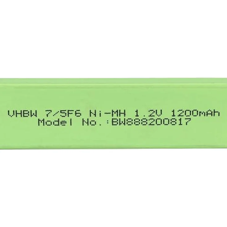 vhbw Akkuzelle 7/5F6 für Iriver SlimX iMP-550 CD Player, 1100mAh, 1,2V NiMH, Button Top, leistungsstark und geprüft – Bild 5