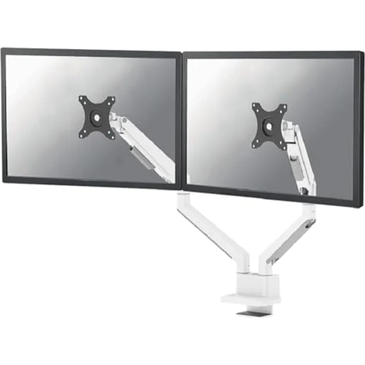 Neomounts Monitor-Tischhalterung 17"-32" für 2TFT weiß Max.9KG – Bild 2