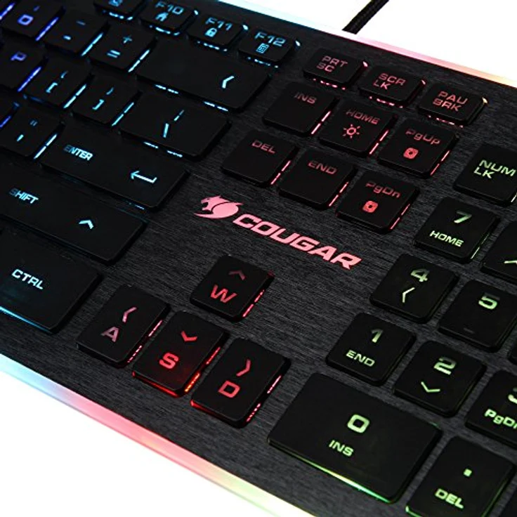Cougar Vantar Gaming-Tastatur | Flache Scissor-Switches | Multicolour-LED-Beleuchtung mit Effekten CH QWERTZ – Bild 3