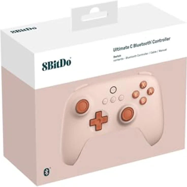 8Bitdo Ultimate C Bluetooth Controller for Switch with 6-axis Motion Control and Rumble Vibration (Orange) – Bild 5