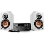 Teufel Ultima 20 Kombo 2, HiFi Stereo Kompaktanlage mit CD, Bluetooth, DAB+ Digitalradio, FM Radio und Bassreflex (Weiß)