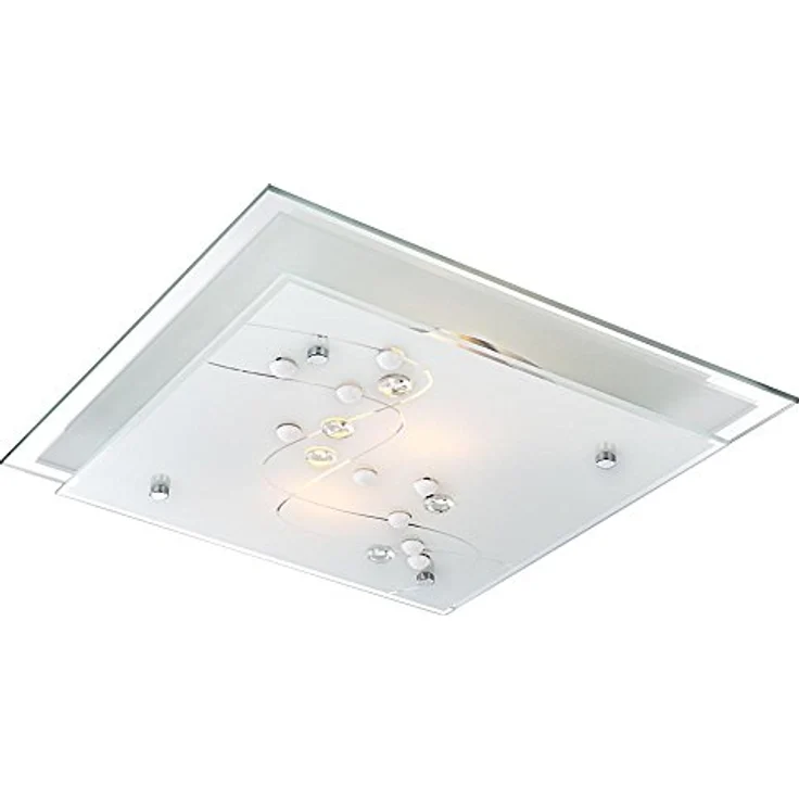 Globo Deckenleuchte 2-flammig Ballerina I, 120 Watt, Einbaustrahler, chrom – Bild 1