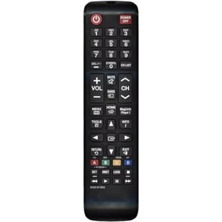 azurano Fernbedienung für SAMSUNG BN59-01180A, sofort einsatzbereit, passend für DB10D, DB22D, DB32D, DB40D, DB48D, DB55D und mehr, kostengünstige Alternative zur Original-Fernbedienung – Bild 1