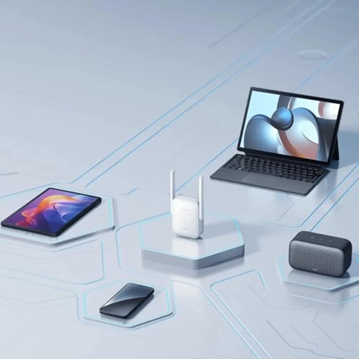 Xiaomi Mi Wi-Fi Range Extender AX1500 EU DVB4514GL, WLAN Repeater mit hoher Reichweite und schneller Verbindung – Bild 6