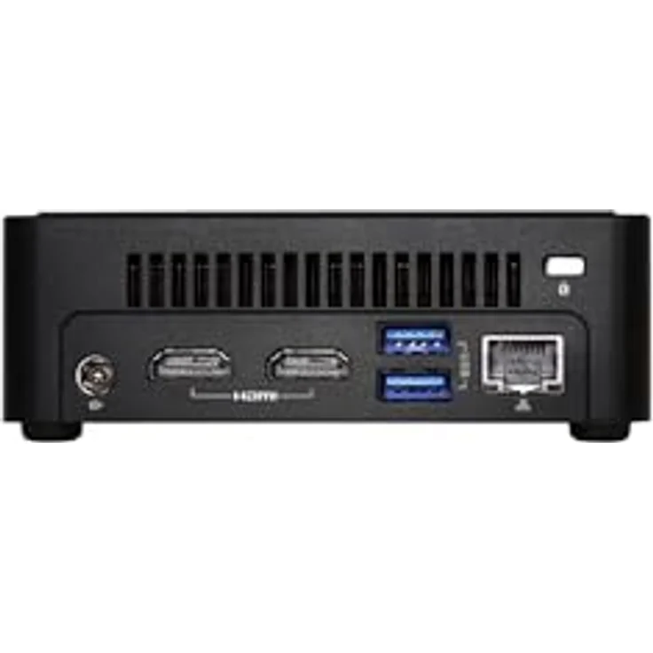 ASRock NUCS-Box-255H Mini-PC Barebone, Intel Core Ultra 200H, bis 96GB DDR5, Dual M.2 SSD, HDMI, USB-C, 2.5G LAN, Wi-Fi 6E, Schwarz – Bild 4