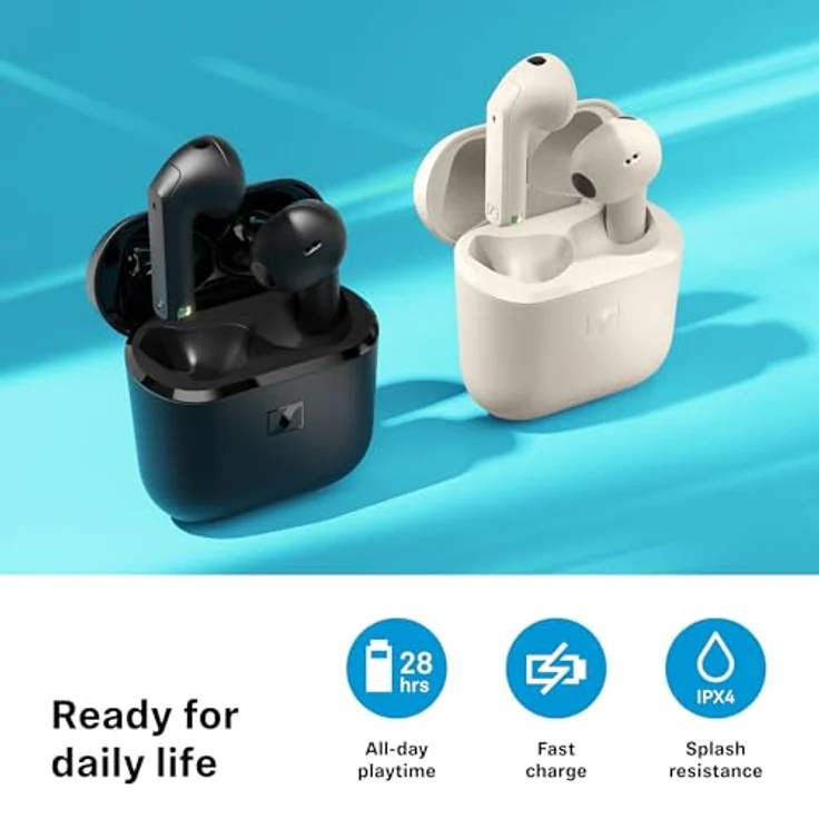 SENNHEISER Accentum Open, In-ear Kopfhörer mit 28 Stunden Akkulaufzeit, Bluetooth, Schwarz, IPX4 wasserdicht – Bild 4