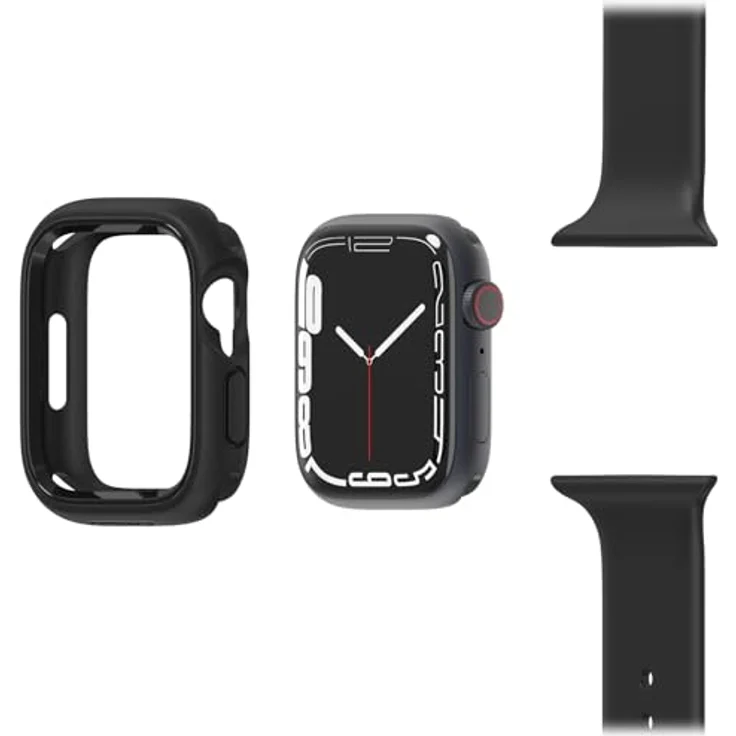 Otterbox Exo Edge Schutzhülle für Apple Watch Series 7 und 8, 45 mm, Schwarz, optimaler Schutz vor Stößen und Kratzern – Bild 4