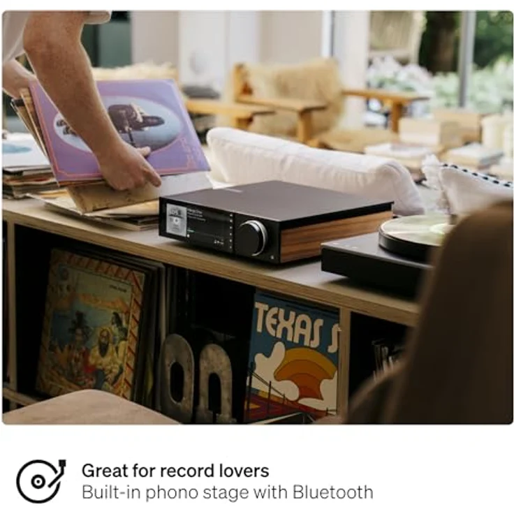 Cambridge Audio EVO 150 SE, All-in-One-Verstärker mit 150 Watt pro Kanal, hochauflösender Netzwerkplayer, Bluetooth aptX HD, AirPlay 2, HDMI eARC, MM-Phonostufe und ESS Sabre DAC, anpassbare Seitenverkleidungen – Bild 4