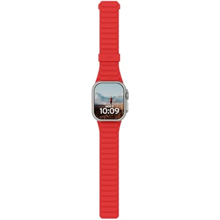 UAG Pathfinder Strap für Apple Watch, 42-49 mm, Ash Grey, Soft-Touch-Silikon mit magnetischem Verschluss – Bild 6