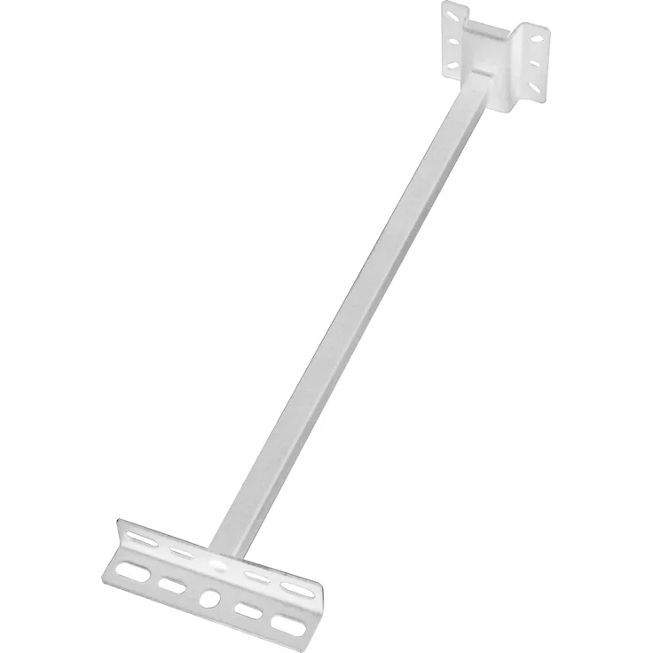 DOTLUX Ausleger Wandhalterung für Baustrahler, 50 cm, empfohlen für LED Baustrahler/Fluter, weiß
