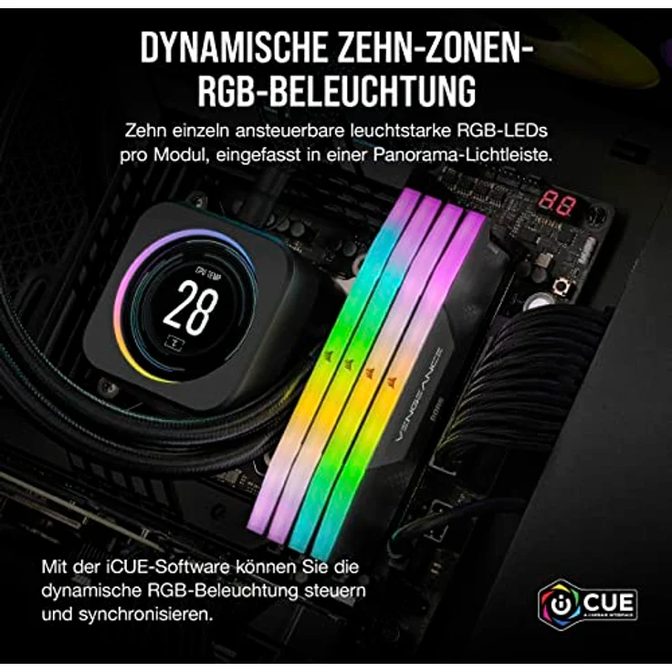 Corsair Vengeance RGB DDR5-6000 C36 DC - 32GB – Bild 4
