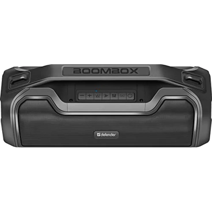 Defender Bluetooth-Lautsprecher Beatbox 50, IPX5 wasserdicht, Party Boombox 50 W mit Stereo-Sound, LED-Licht für drinnen und draußen, tragbare Hi-Fi Musikbox mit EQ und integrierter Powerbank, blau – Bild 2