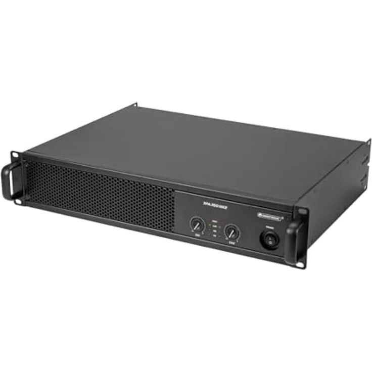 OMNITRONIC XPA-350 MK2 Endstufe | Class AB Stereo-PA-Verstärker mit Limiter, 2 x 175 W RMS (4 Ohm), 2 x 130 W RMS (8 Ohm) – Bild 4