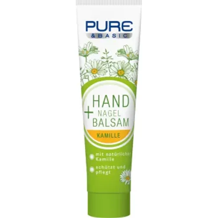 Pure & Basic Hand und Nagelbalsam Kamille, 75ml