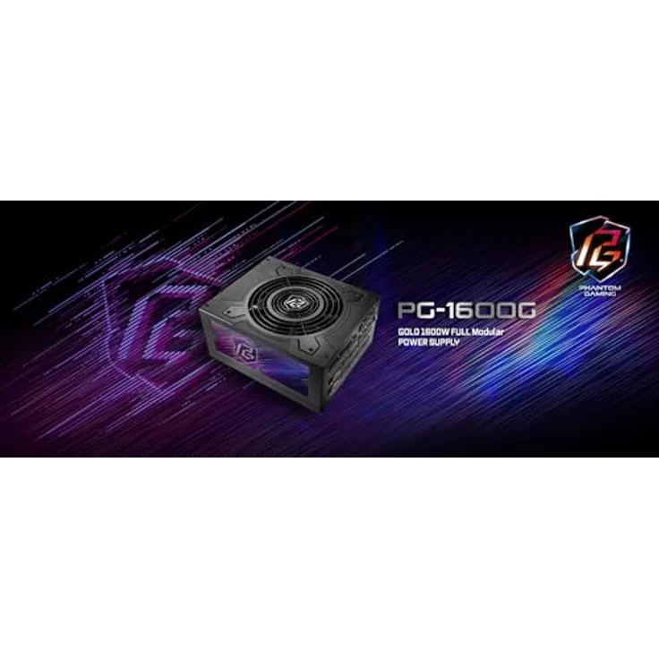 ASRock Netzteil PG-1600G, 1600 W, 80 Plus Gold, modulares Design, 10-jährige Garantie – Bild 6
