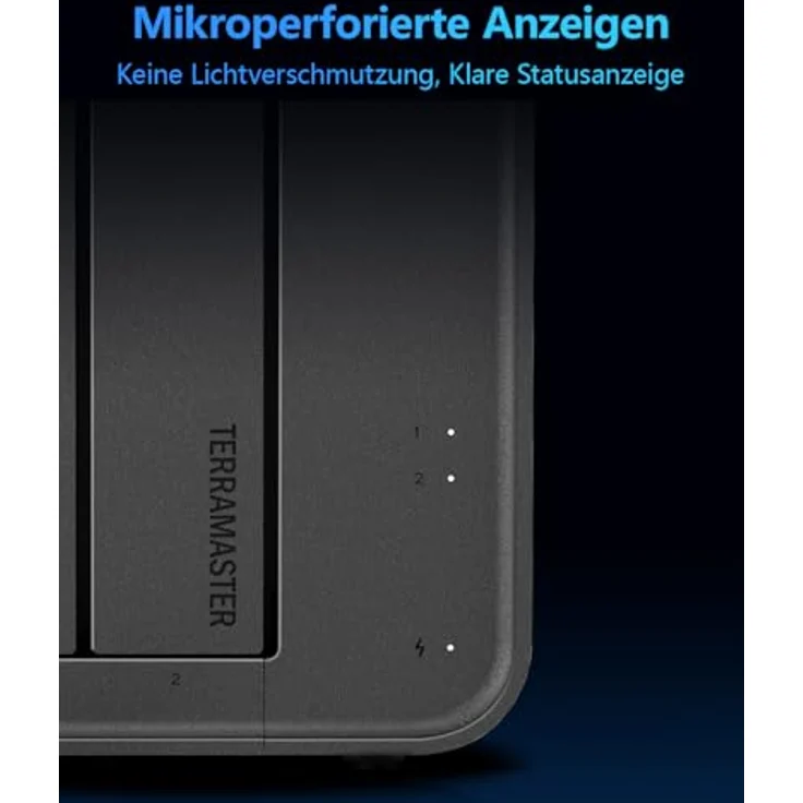 TERRAMASTER F2-425 2-Bay NAS-Speicher, Intel x86 Quad-Core-CPU, 4 GB RAM, 2,5 GbE LAN, 4K-Multimedia-Server für Privatanwender (ohne Festplatte) – Bild 5