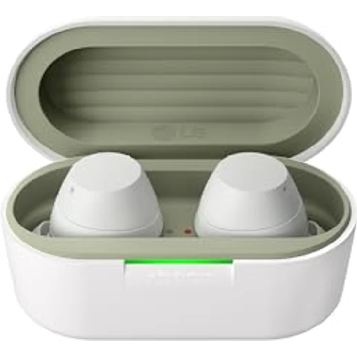 LG xboom Buds Lite, Bluetooth-Kopfhörer mit Active Noise Cancelling, Freisprechfunktion, IPX4-Schutz, bis zu 30 Std. Akkulaufzeit, Schwarz – Bild 3