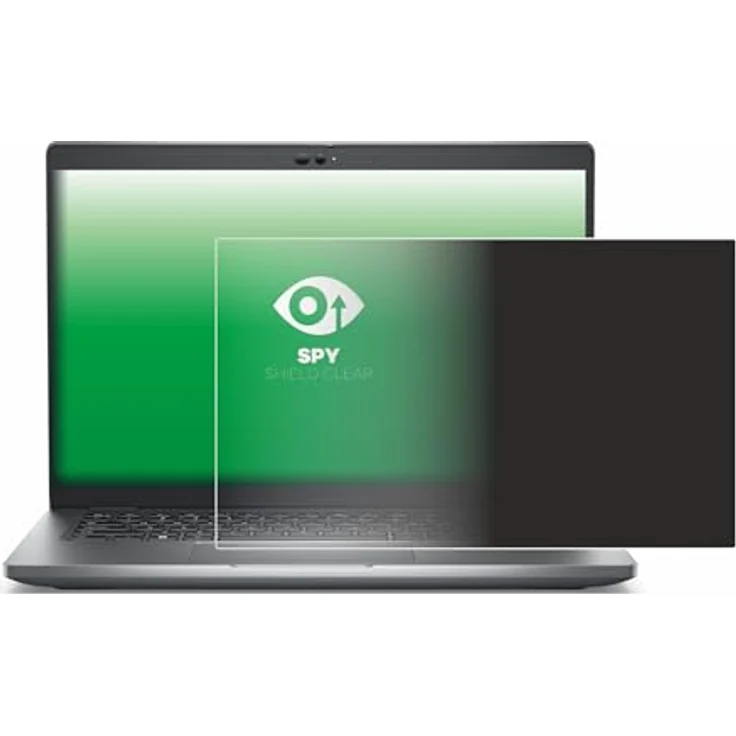 upscreen Anti-Spy Blickschutzfolie für Dell Latitude 5430 Non-Touch, Blaulichtfilter und kratzfeste Displayschutzfolie, Made in Germany – Bild 2