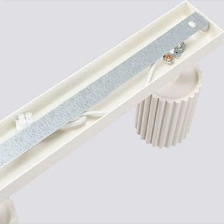 SOLLUX lighting Deckenlampe Aluminium 4 Flammig 81 x 6,5 x 16,5 cm Karbon Beige, energieeffiziente Beleuchtung für stilvolles Zuhause – Bild 4
