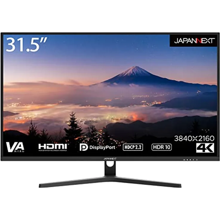 JapanNext JN-V315UHDR, 80 cm UHD Monitor mit 16:9 Format, HDMI/DP Anschlüssen, modernes Design