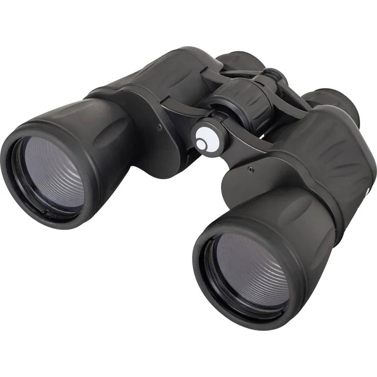 Levenhuk Fernglas 10x50mm Porro, Schwarz, BK-7-Glas, vollflächige Optik, Sichtfeld 115 m/1000 m