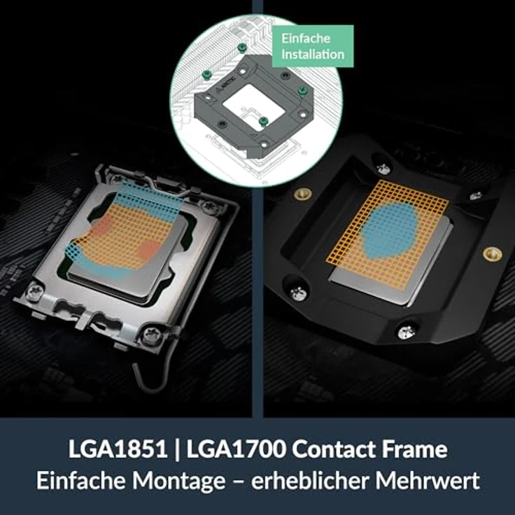 Arctic Freezer 8i CO, CPU-Kühler für Intel Sockel LGA1851/1700, 100mm PWM-Lüfter, schwarz, kompakte Bauweise – Bild 4