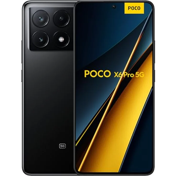 Xiaomi POCO X6 Pro 5G, 12GB RAM, 512 GB Speicher, Schwarz – Bild 1