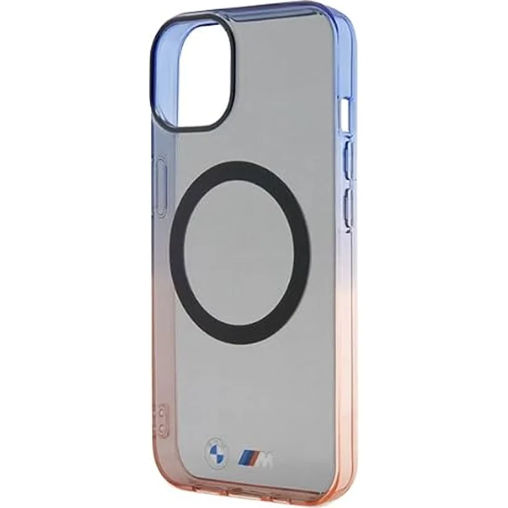BMW Gradient Bumper MagSafe Case für iPhone 15 Plus / 14 Plus, schützende Handyhülle in Grau mit exklusivem Design – Bild 6