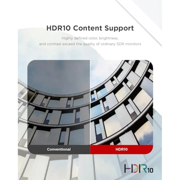 ViewSonic VG2708-4K Ergonomischer 27 Zoll 4K UHD-Monitor mit HDR 10, Dual-HDMI und DisplayPort - SuperClear IPS-Panel, schwarz – Bild 5