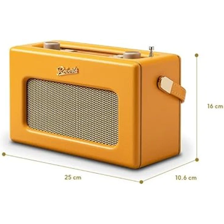 Roberts Revival iStream 3L Dab+/FM/Bluetooth/WLAN, tragbares Radio, Sonnengelb – Bild 5