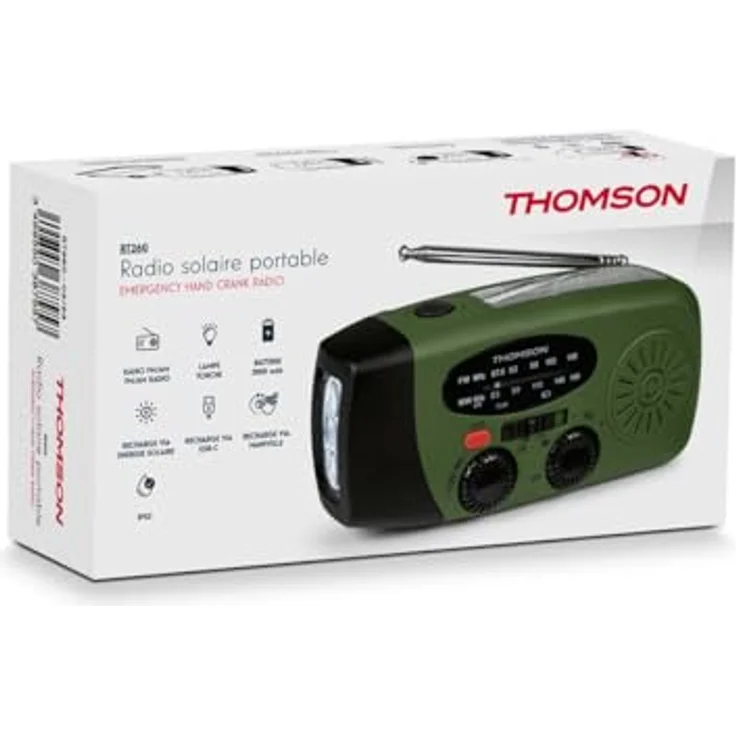 Thomson Kassettenradio RT260, mehrfarbig, kompaktes Design mit Ref S8108142 – Bild 1