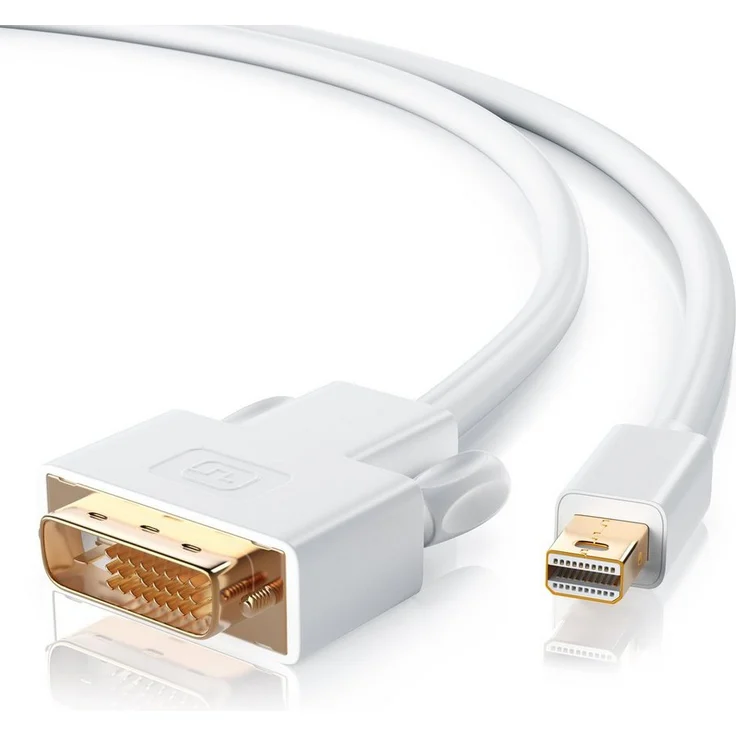 CSL Video-Kabel, Mini DisplayPort auf DVI, 3m, FULL HD (1080p), vergoldete Kontakte, ideal für Apple & Lenovo Geräte