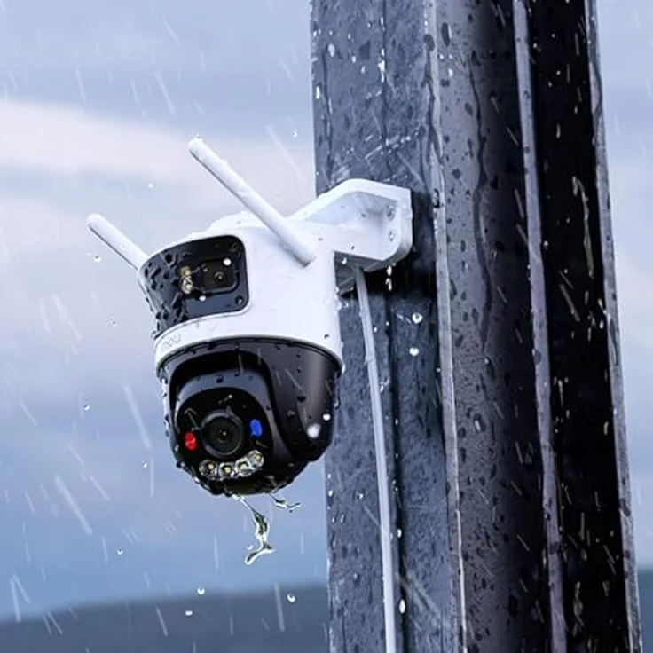 Imou Cruiser Triple, PTZ WLAN Überwachungskamera mit 11MP, 3 Objektiven, Personen- und Fahrzeugerkennung, Nachverfolgung, Rot-Blau Warnungslicht, 2-Wege-Audio, Wi-Fi 6 – Bild 7