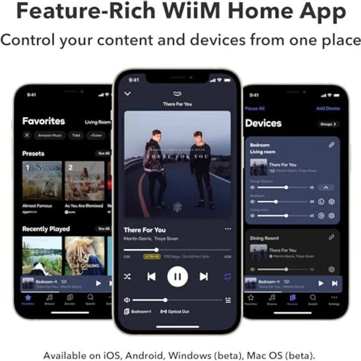 WiiM Ultra Audio Streamer, 32-bit/384kHz DAC, WiFi 6E & Bluetooth 5.3, silber – Bild 4