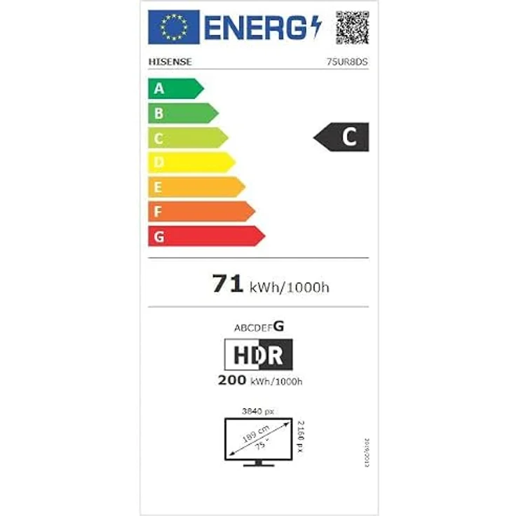 HISENSE 75UR8DS, 75 Zoll RGB MiniLED 4K SMART TV mit UHD Auflösung – Bild 17