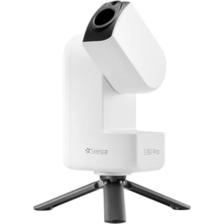 ZWO Smart Telescope AP 30/160 Seestar S30 Pro, vollautomatisches Teleskop mit Sony IMX585 und IMX586 Kameras, vier Einstellungen und drei fest eingebauten Filtern
