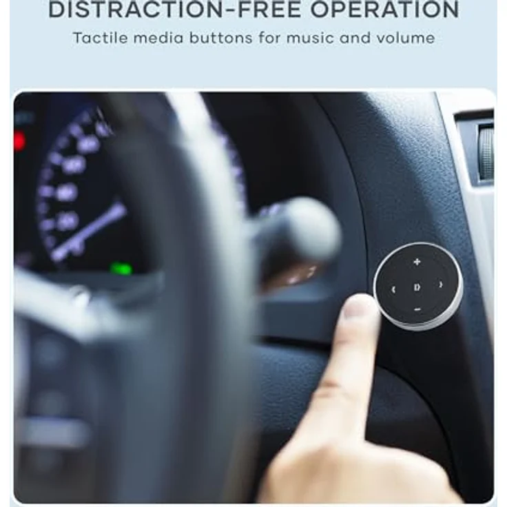 Satechi Bluetooth Media Button, Bluetooth Fernbedienung für Smartphone und Tablet, schwarz – Bild 3